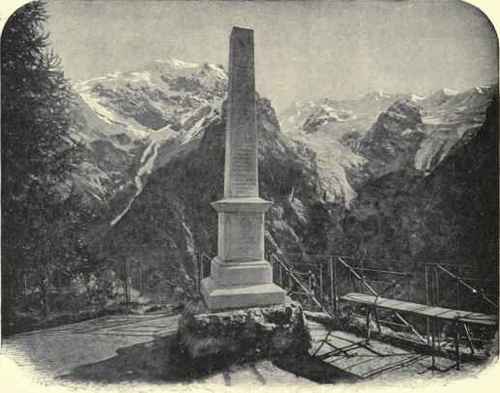 The White Knot, And Monument To The Conqueror Of The Ortler.