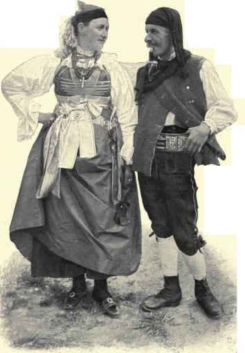 Costumes In The GrÖDner Thal.