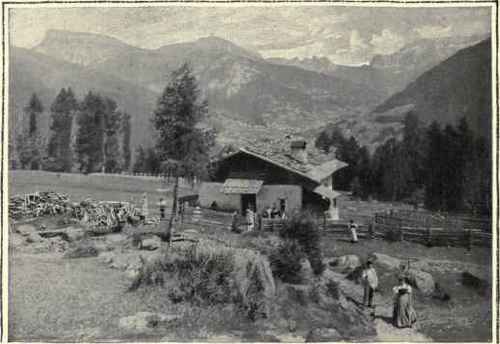 GRÖDner Thal, Looking Toward Wolkenstein.