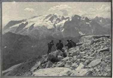 MT. Marmolada, The Highest Of The Dolomites 11,020 Feet.