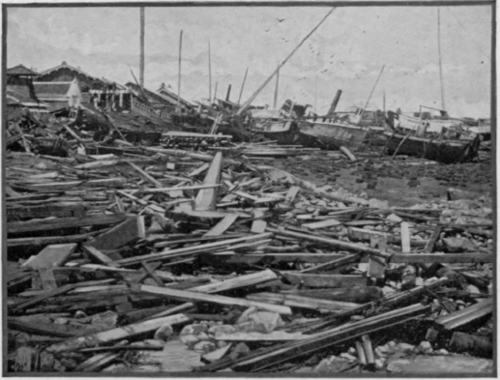 Effect Of A Typhoon At Kobe