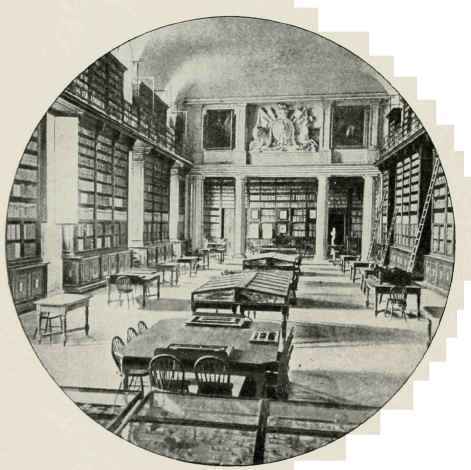 Interior Of The Public Library.