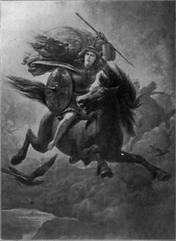 A Valkyr, From A Painting By Arbo