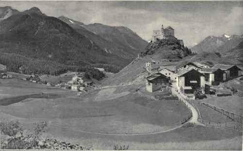 Old Castle Near Tarasp.