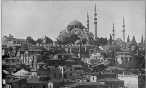 Turkish Houses Near The Mosque Of Suleiman